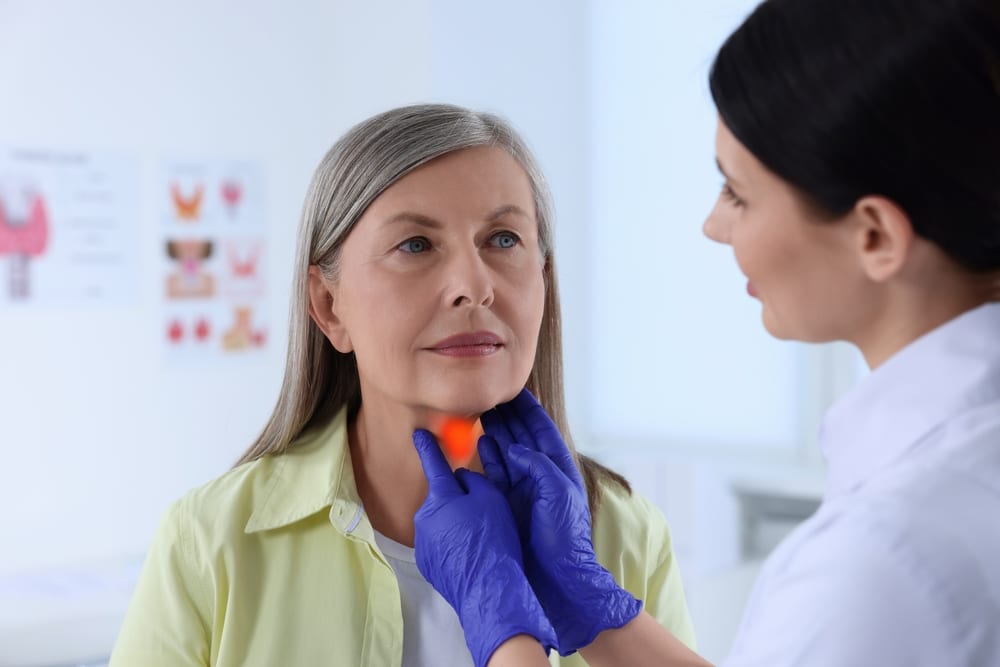 An endocrinologist examining a patient in Vienna, VA