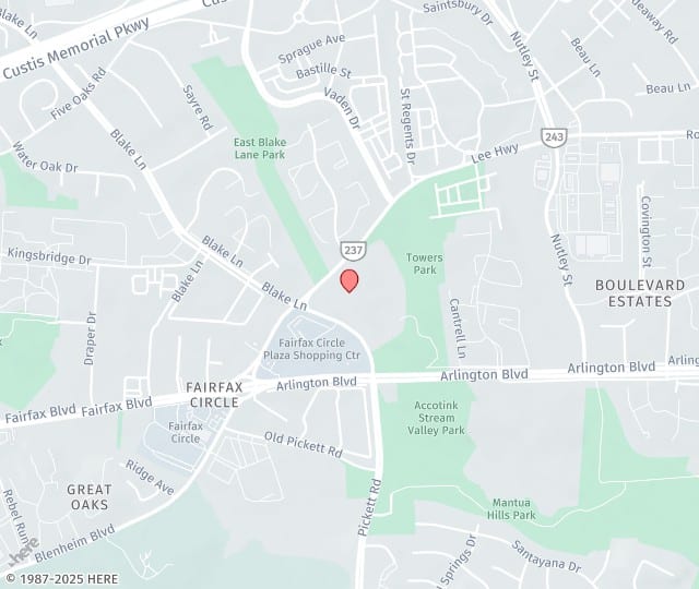 Location Map: 9401 Lee Hwy Merrifield, VA 22031